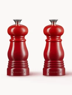 Salero y pimentero con molinillo de cerámica Creuset, 2 uds.