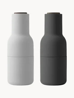 Salero y pimentero con tapa de nogal Bottle Grinder, 2 uds.