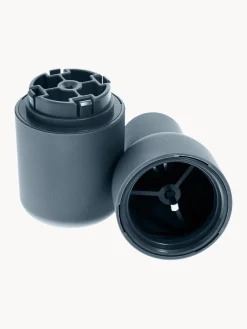 Salero y pimentero de diseño con tapa de haya Bottle Grinder, 2 uds.