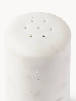 Salero y pimentero de mármol Agata, 2 uds.