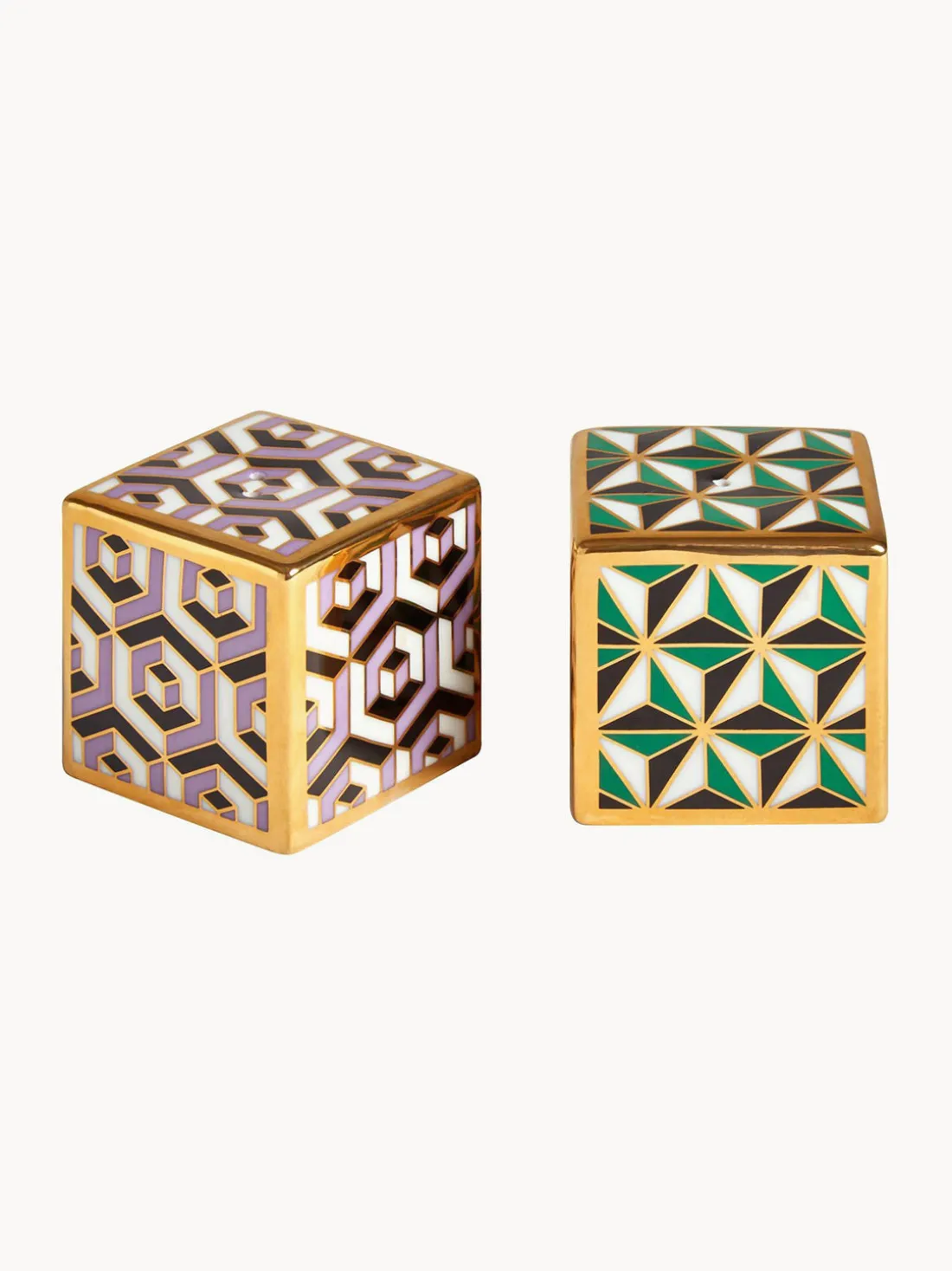 Salero y pimentero de porcelana Versailles, 2 pzas.