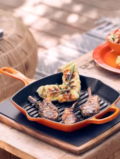 Sartén skillet cuadrada grill de hierro fundido Signature Collection