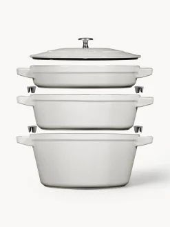 Set de baterías de cocina de hierro fundido La Cocotte, 3 uds.