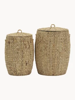 Set de cestas con tapadera Laun, 2 uds.