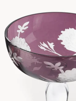 Set de copas pompadour de champán Peony, 6 uds.