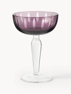 Set de copas pompadour de champán Cuttings, 6 uds.