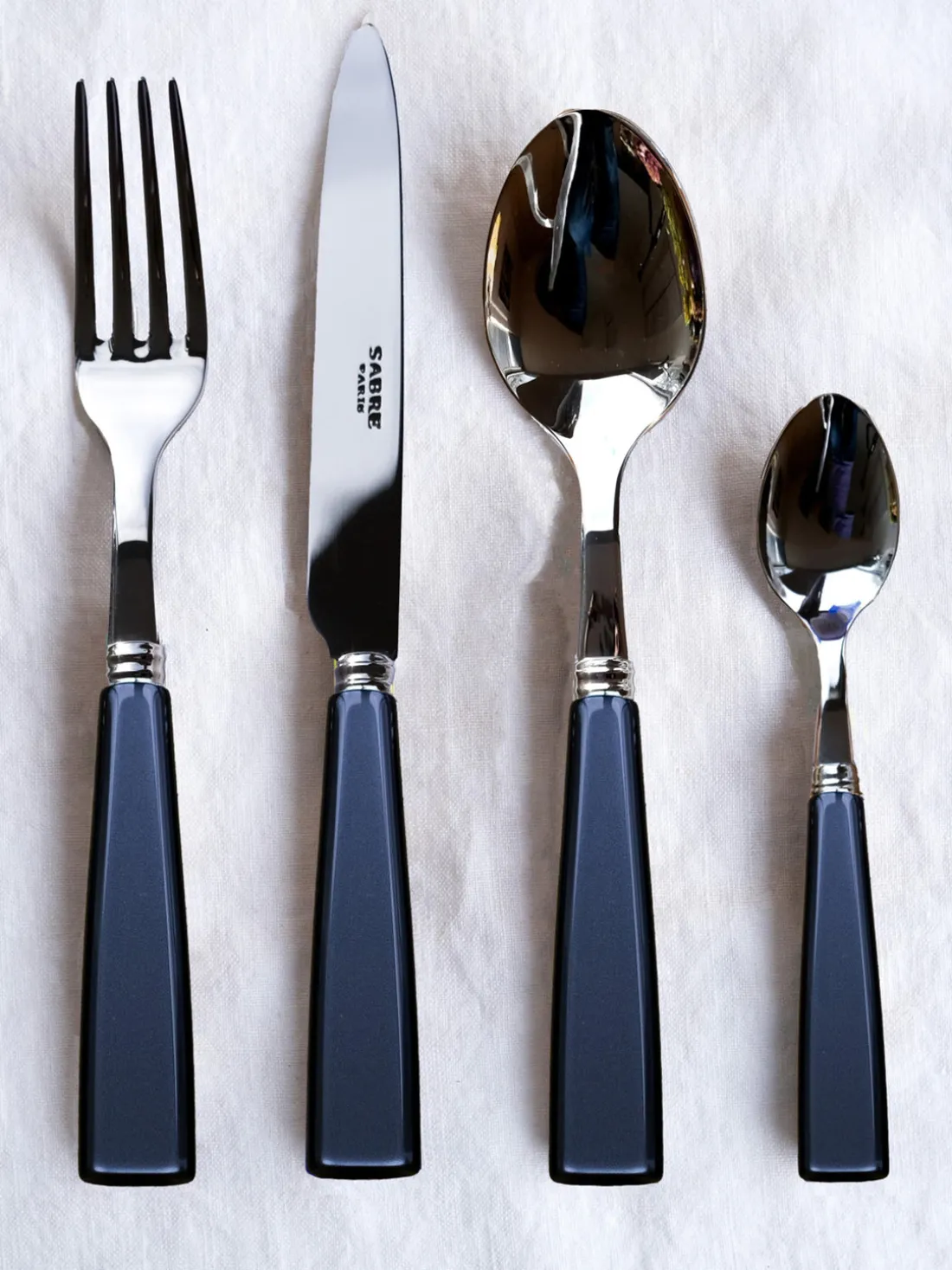 Set de cubiertos de acero inoxidable Icône, tamaños diferentes