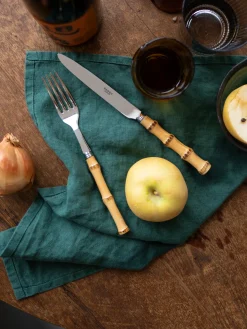 Set de cubiertos de bambú Panda, tamaños diferentes