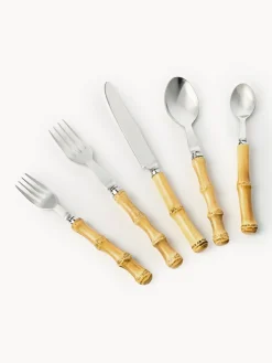 Set de cubiertos pulido a mano Bamboo, 1 comensal (5 pzas.)