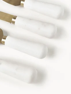 Set de cuchillos de queso de mármol Agata, 4 uds.