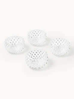 Set de cuencos soplados Hobnail, 4 uds.