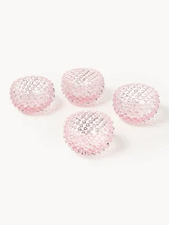 Set de cuencos soplados Hobnail, 4 uds.