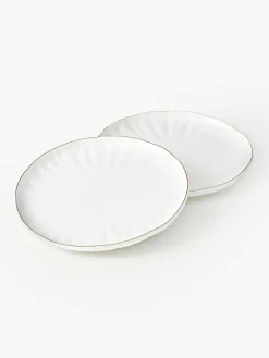 Set de desayuno de porcelana con relieves Sali, 4 comensales (12 pzas.)