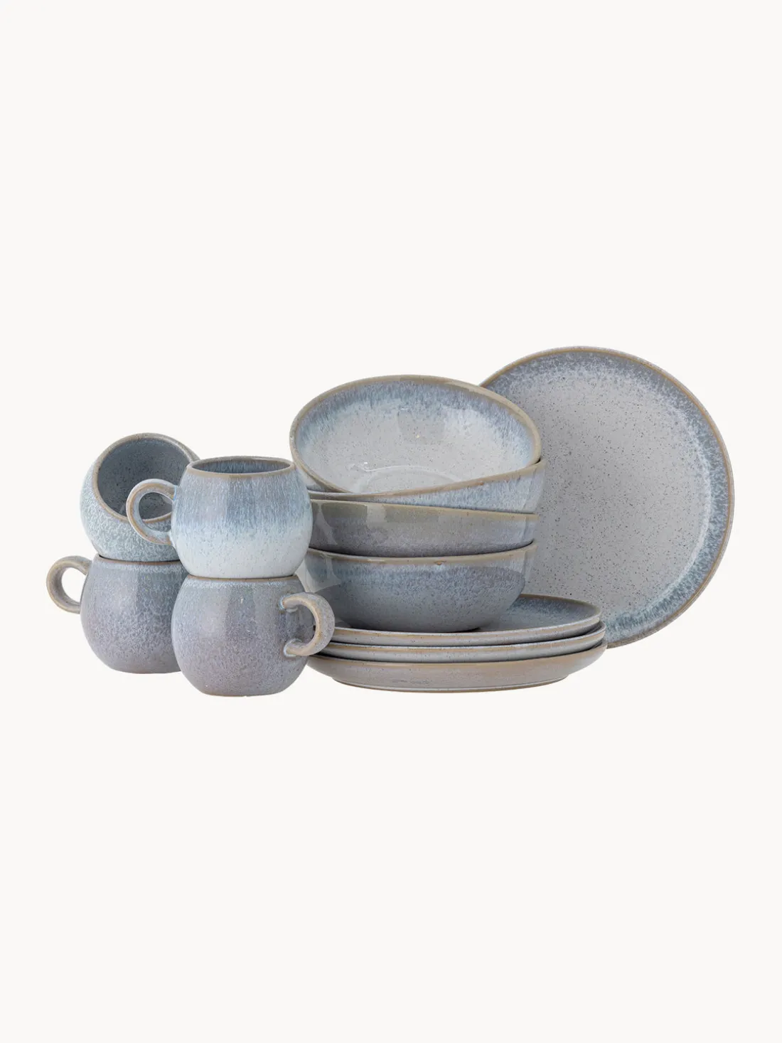 Set de desayuno Paula, 4 comensales (12 pzas.)