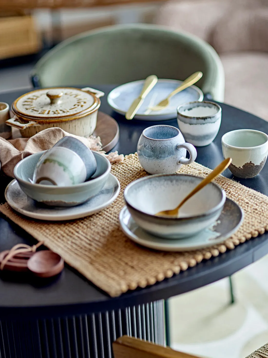 Set de desayuno Paula, 4 comensales (12 pzas.)