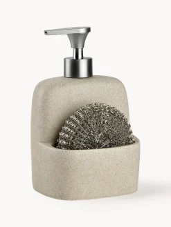 Set de dosificador de jabón Sand, 2 pzas.