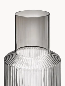 Set de jarra pequeña soplada artesanalmente con vaso Ripple, 2 pzas.