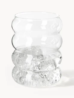 Set de jarra y vasos soplado Bubbly, 5 pzas.