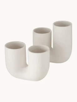 Set de jarrones artesanales de gres Filicio, 2 uds.