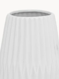 Set de jarrones de porcena con relieve Esko, 2 uds.