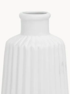 Set de jarrones de porcena con relieve Esko, 2 uds.