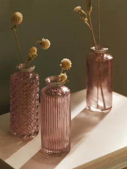 Set de jarrones pequeños de vidrio Adore, 3 uds.