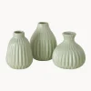 Set de jarrones pequeños en porcelana Esko, 3 uds.