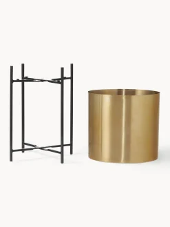 Set de maceteros de metal Mina, 2 uds.