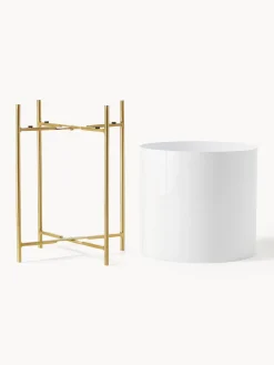 Set de maceteros de metal Mina, 2 uds.