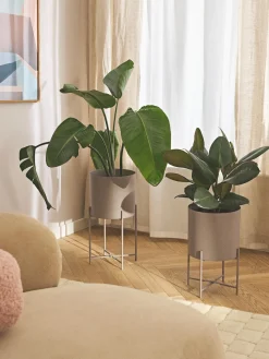 Set de maceteros de metal Mina, 2 uds.