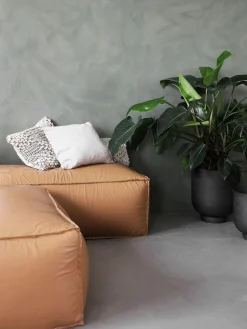 Set de maceteros grandes de metal Vig, 2 uds.