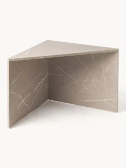 Set de mesas de centro en look mármol Vilma, 2 uds.