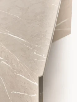 Set de mesas de centro en look mármol Vilma, 2 uds.