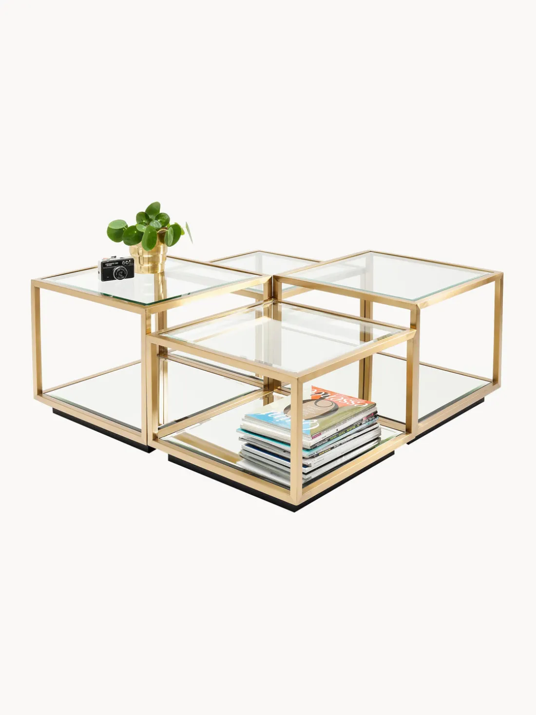 Set de mesas de centro Luigi, 4 uds.