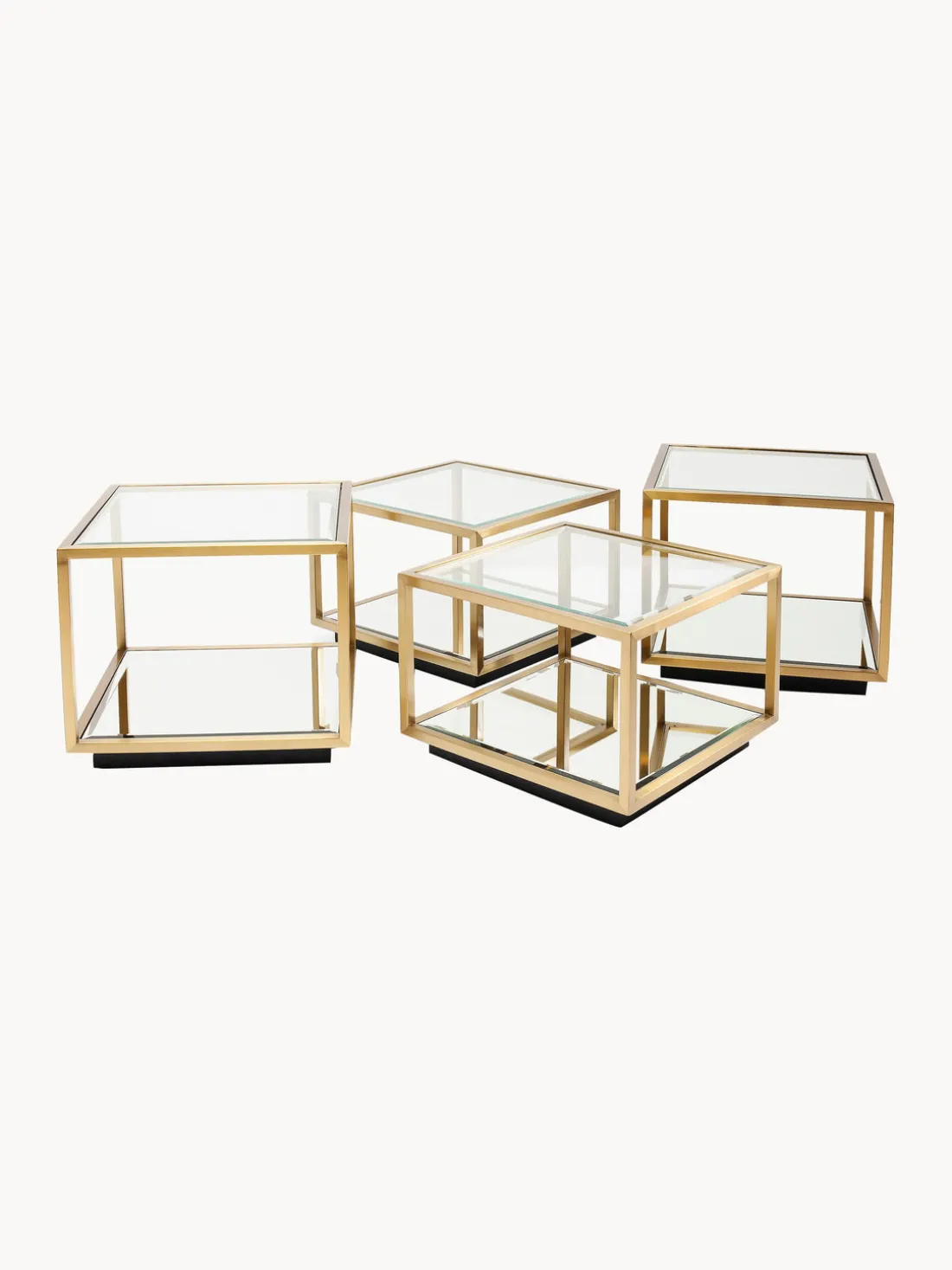 Set de mesas de centro Luigi, 4 uds.