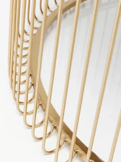 Set de mesas de centro Wire, 2 uds., tablero de vidrio