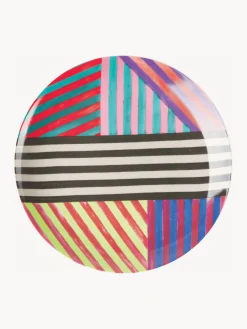 Set de platos postre de porcelana de diseño Carol, 4 uds.