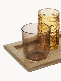 Set de portavelas de vidrio Wessel, 10 pzas.