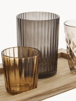 Set de portavelas de vidrio Wessel, 10 pzas.