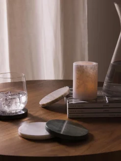 Set de posavasos de mármol Callum, 4 uds.