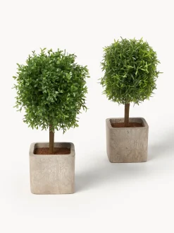 Set de árboles artificiales artesanales Moni, 2 uds.