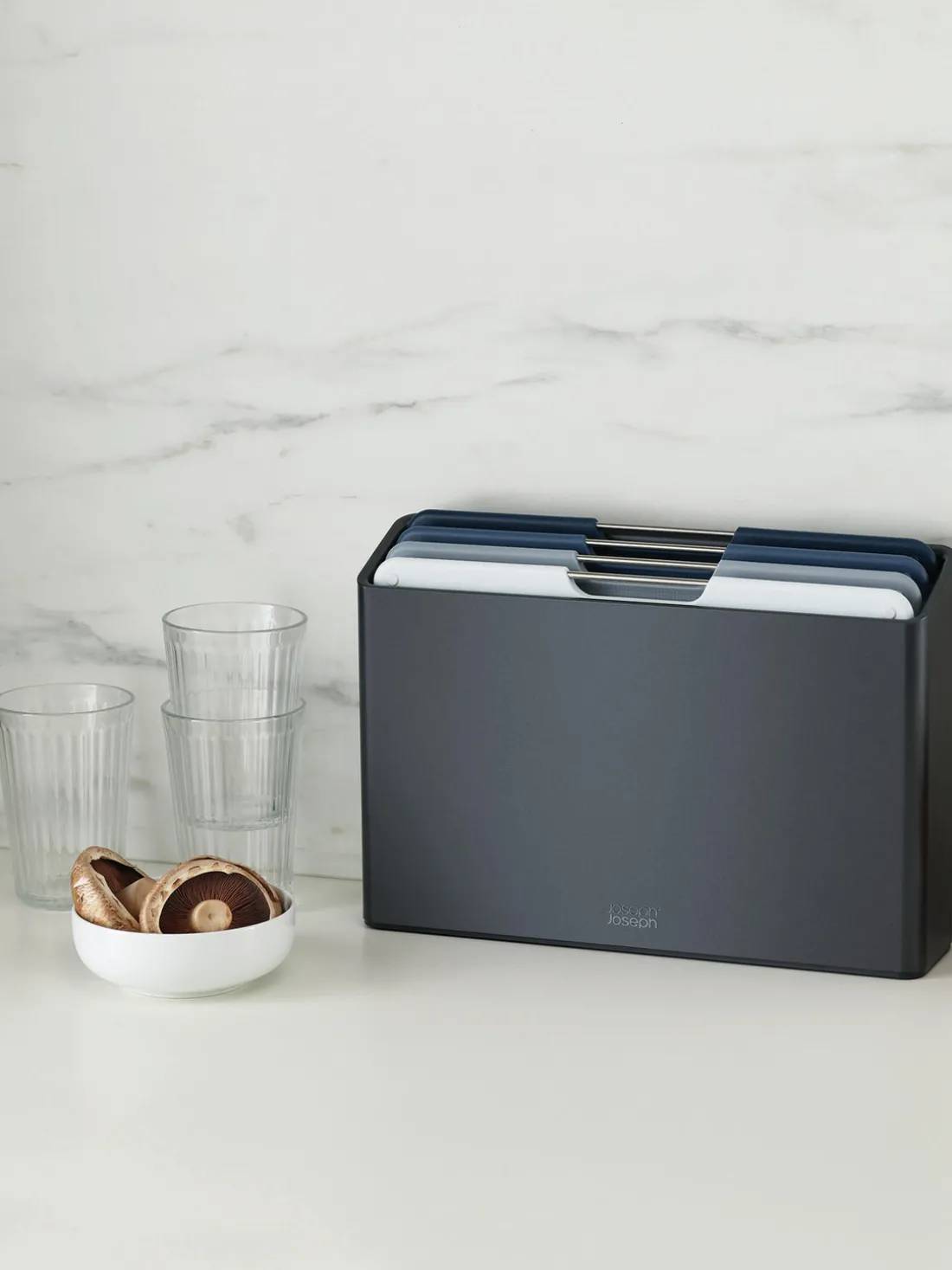 Set de tablas de cortar con soporte Folio, 4 pzas.