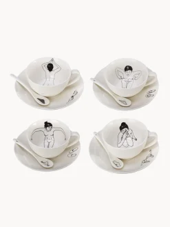 Set de tazas de café artesanales Undressed, 4 uds.