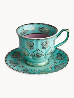 Set de tazas de té con platitos Grandma, 4 uds.