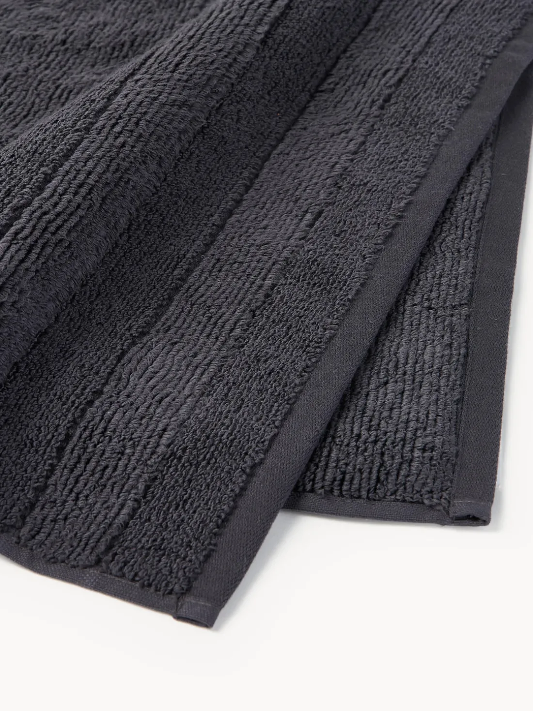 Set de toallas con borde a rayas Luxe, tamaños diferentes