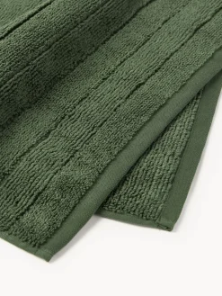 Set de toallas con borde a rayas Luxe, tamaños diferentes