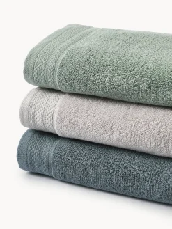 Set de toallas de algodón ecológico Premium, tamaños diferentes