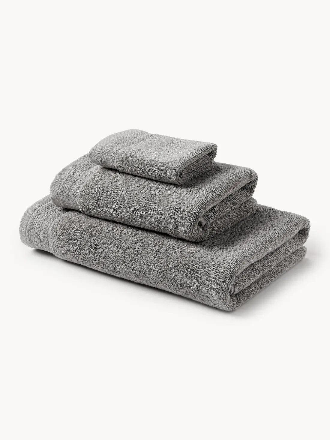 Set de toallas de algodón ecológico Premium, tamaños diferentes