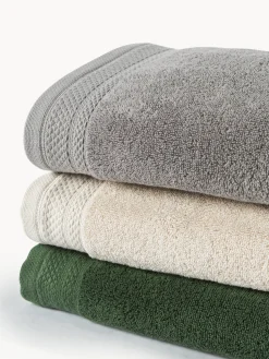 Set de toallas de algodón ecológico Premium, tamaños diferentes