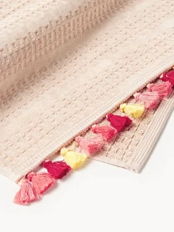 Set de toallas de terciopelo con flecos Tallulah, tamaños diferentes